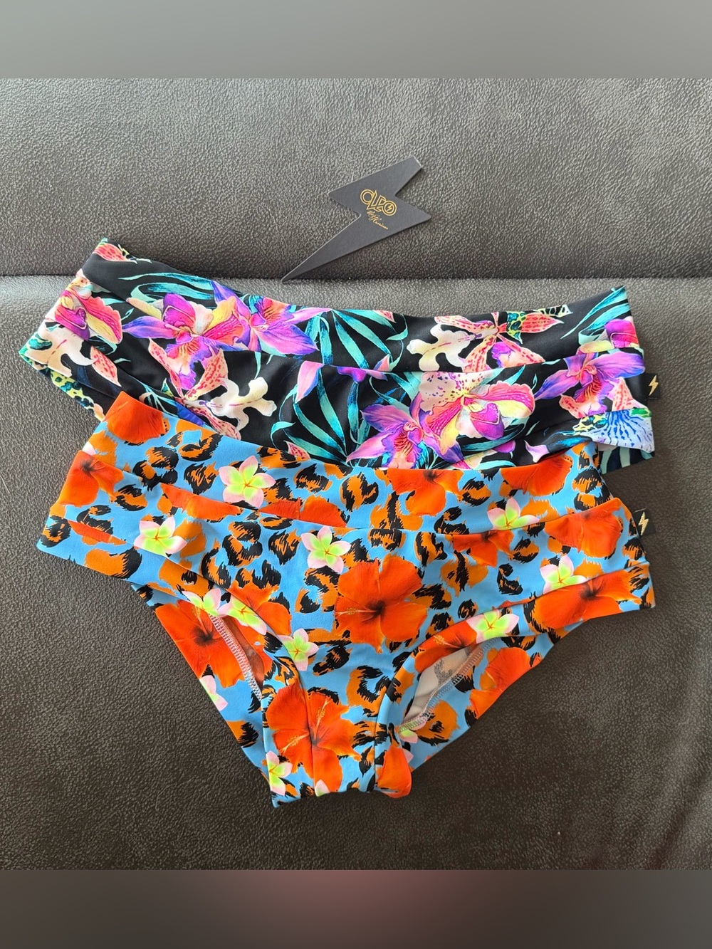 Cleo the Hurricane Low Waist Cheeky Floral & Tropical Prints - Size Small